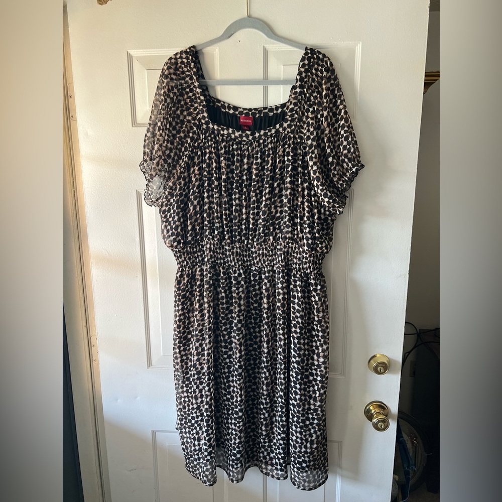 Animal print dress sz 28w